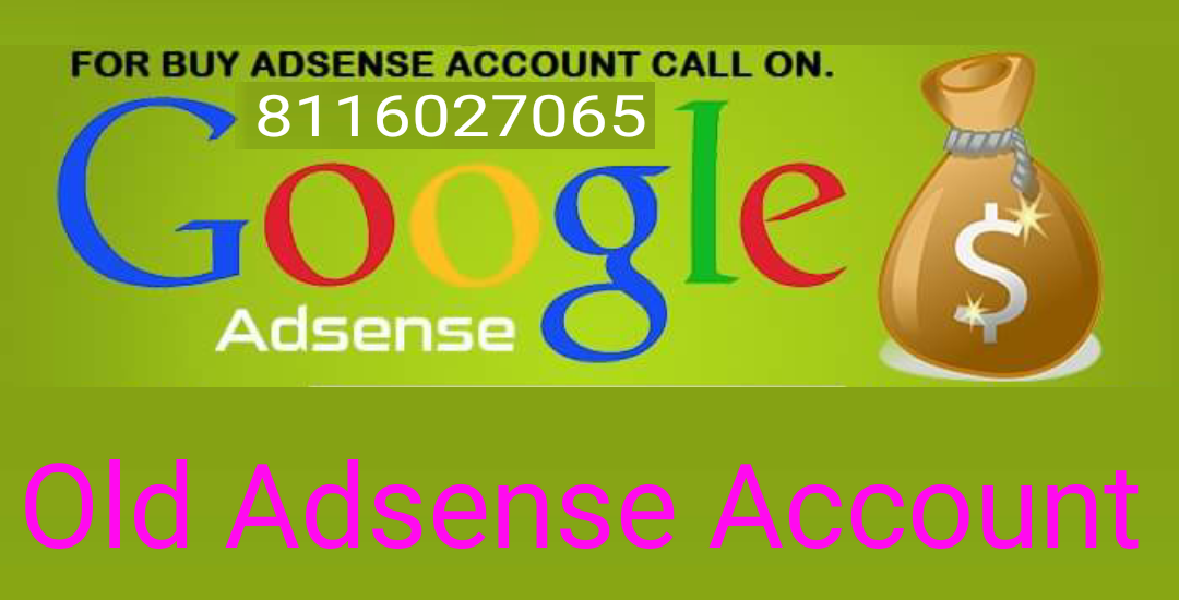Old Adsense Account for Sell