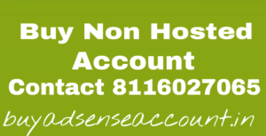 Buy non hosted adsense account