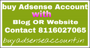 Buy Adsense account with website