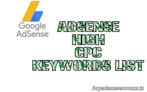 Adsense high cpc keywords list 