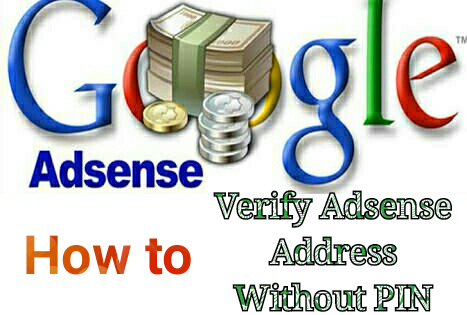 How to verify adsense address without pin