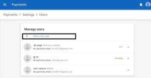 add or change primary user in adsense account