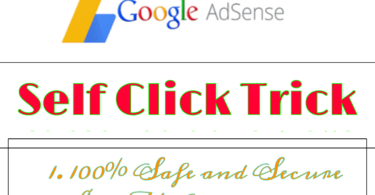 Google AdSense Self Click Trick