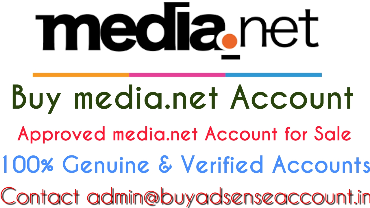 Buy media.net account, media.net account sale
