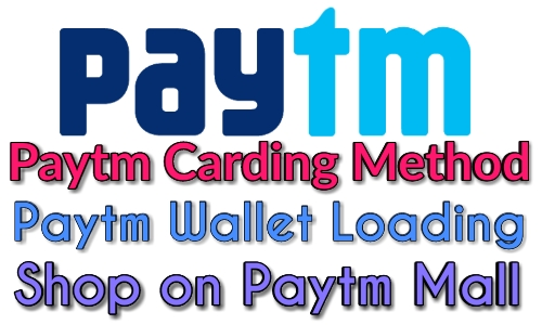 Paytm carding method
